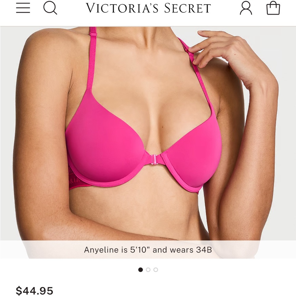 NWT Victoria’s Secret Pink Bra 34A